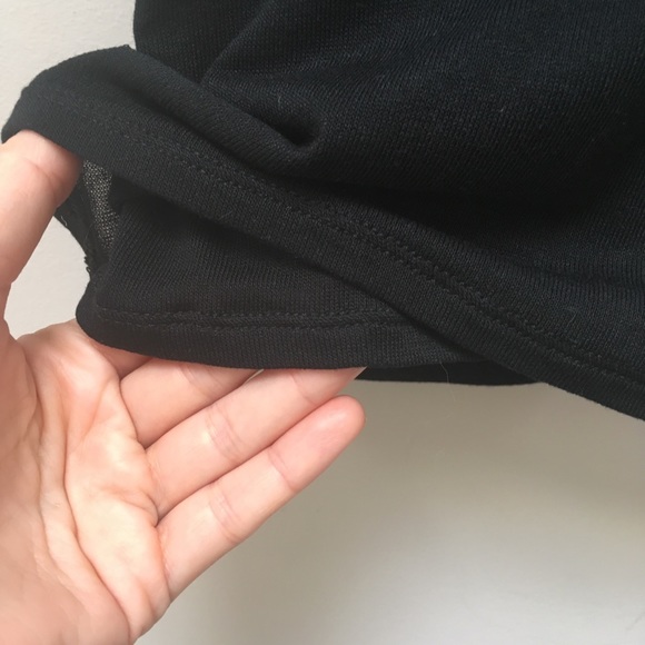 BCBGMaxAzria black dress with sleeve - Picture 7 of 7